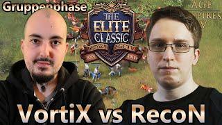 VortiX vs RecoN - The Elite Classic - Gruppenphase - BO3 - Age of Empires 4