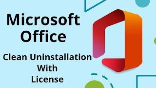 Remove or Uninstall Microsoft Office Completely with License  Fix  Error  and license Conflict