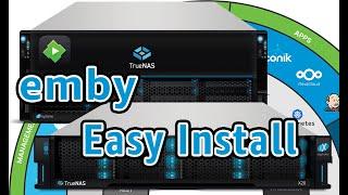 Free multimedia library? Easy steps to install Emby on your Truenas home server.