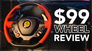 Reviewing a $99 Sim Racing Wheel  Thrustmaster Ferrari 458 Spider