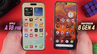 Snapdragon 8 Gen 4 8 Elite Vs Apple A18 Pro  Antutu Score & Benchmark