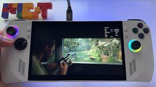 The Last of Us Remastered  Asus Rog ALLY gameplay  testing graphics