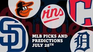 MLB Picks and Rundown July 28th Best Bets Today