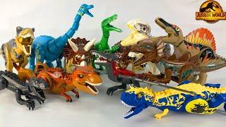 Khủng long bạo chúa khủng long cổ dài khủng long ba sừng khủng long gai lego Dinosaur Lego Big Size