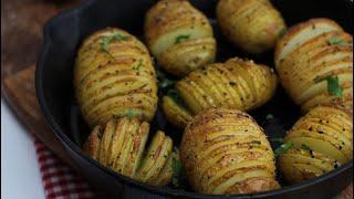Fächerkartoffeln aus dem Ofen  schnelles einfaches und leckeres Rezept