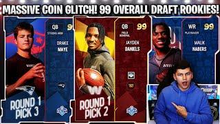 MASSIVE COIN GLITCH 99 OVERALL DRAFT ROOKIES NO 99 CALEB WILLIAMS OR MARVIN