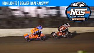 World of Outlaws NOS Energy Drink Sprint Cars  Beaver Dam Raceway  July 10 2024  HIGHLIGHTS