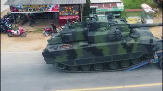 Penerimaan Medium Tank Harimau produksi bersama PT Pindad Indonesia dan FNSS Turki. 