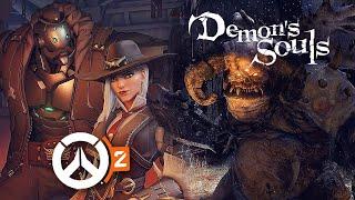 Overwatch 2 со стримерами  Моё первое прохождение Demons Souls  День 2