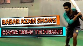 Babar Azam shows cover drive technique  Master class reloaded