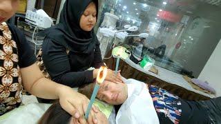 $3.50 EAR CANDLING  Jakarta Indonesia 4K