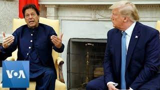 US President Donald Trump and Pakistans PM Imran Khan On Kashmir at Bilateral Meeting