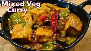 MIX VEGETABLE RECIPE WITH TOFU VEGAN  Tofu Curry With Veggies