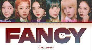 STAYC 스테이씨  FANCY  COVER Lyrics ColorCodedENGHANROM가사