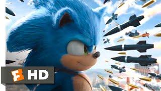 Sonic the Hedgehog 2020 - Rooftop Missile Chase Scene 810  Movieclips