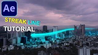 How to Create Streak Line In After Effects Tutorial