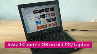 Install ChromeOS on old PCLaptop  FydeOS