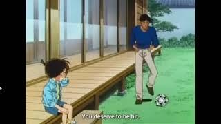 Heiji cheers up Conan when he felt so sad