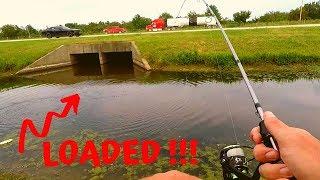 Roadside OKLAHOMA DITCH Fishing