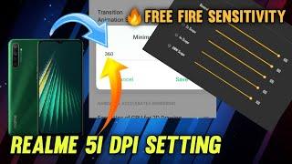 Realme 5i DPI sensitivity Free Fire Sensitivity perfect for realme 5irealme 5i me DPI ki value.