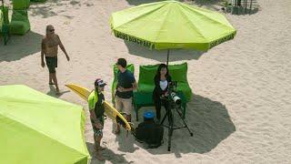 Surfing at Padma Beach Bali