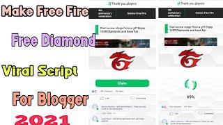 Free Diamonds Free Fire Whatsapp New Viral Script For Blogger Earn Dailt 500$ At Home No Investment