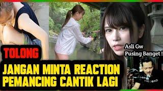 video cewek cantik yang jago memancing  reaction video