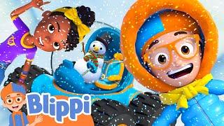 Blippi and Meekah go on a Road Trip to the Snow  Blippi and Meekah Podcast