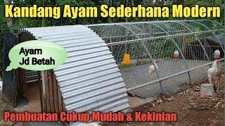 MEMBUAT KANDANG AYAM SEDERHANA MODERN  KANDANG AYAM KEKINIAN ⭐⭐⭐