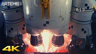 Artemis 1 NEW Incredible Close Up Launch Footage From NASA 4K