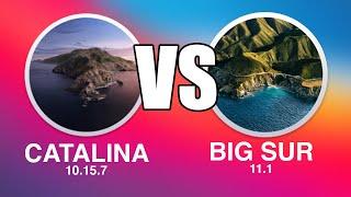 macOS Catalina vs. Big Sur 11.1 on Macbook Pro 13 2015