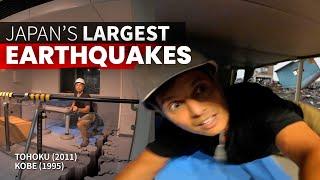 How Japans Largest Earthquakes Really Felt  Tohoku 2011 Kobe 1995  ONLY in JAPAN