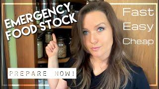 Cheap Easy Fast Emergency Food Stock