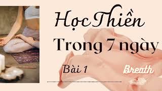 Hướng dẫn thiền cho người mới bắt đầu - Bài 1 - Buông bỏ và nghỉ ngơi