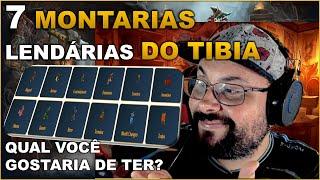 7 MONTARIAS LENDÁRIAS DO TIBIA  CURIOSIDADES DE TIBIA