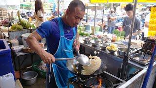 Amazing Chef Wok Skills Cook Egg Fried Rice - Thai Street Food