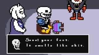 Undertale Sans feet Frisk smells（衫脚福闻）.