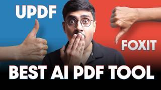 Best AI PDF Editor Foxit vs UPDF – In-Depth Review & Comparison