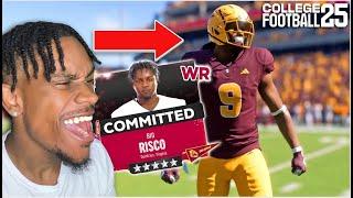 WE COMMITED BIG DECISION WR ROAD TO GLORY FIRST GAMEPLAY COLLEGE FOOTBALL 25