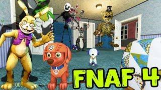 АНИМАТРОНИКИ ИЩУТ НАС В ДОМЕ FNAF 4 COOP ► Garrys Mod