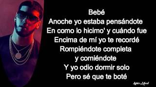 AnuelAA - Te Bote 2 LETRA