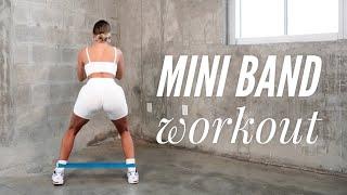 Mini Band Follow Along Lower Body Workout  Casi Davis