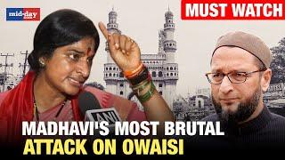 Madhavi Latha Attacks Owaisi Says He Wants To Exploit Muslims For Political Benefits