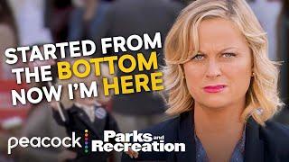 Leslie failing upwards for 50 minutes  Parks and Recreation