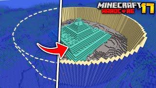 I Drained This HUGE Ocean Monument in Minecraft Hardcore #17