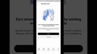 ब्रांड कनेक्ट कैसे इनेबल करे  Brand connect enable kaise kare  How to enable brand connect #shorts