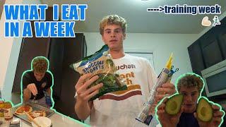 Matthew Boling What I Eat in a Week Training for the Olympics