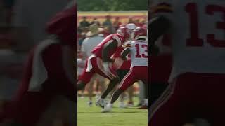 Justyn Ross is shifty ‍ #shorts #chiefscamp