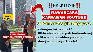 WAWANCARA KARYAWAN YOUTUBE PERINGATAN PENTING BUAT YOUTUBER PEMULA