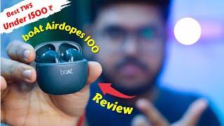 boat airdopes 100 review  best earbuds 2023 under 1500  Hindi 